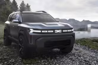 New Dacia Bigster concept front quarter