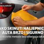 Kako skinuti naljepnice s auta